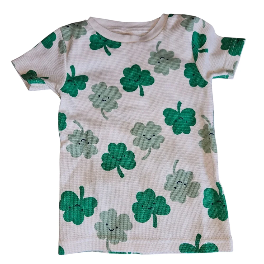 Carters Child Of Mine St Patricks Day Sleep N Play Shamrock 2p Set Toddler 2T